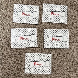 Louis Vuitton Merci Cards Set (5, handmade)